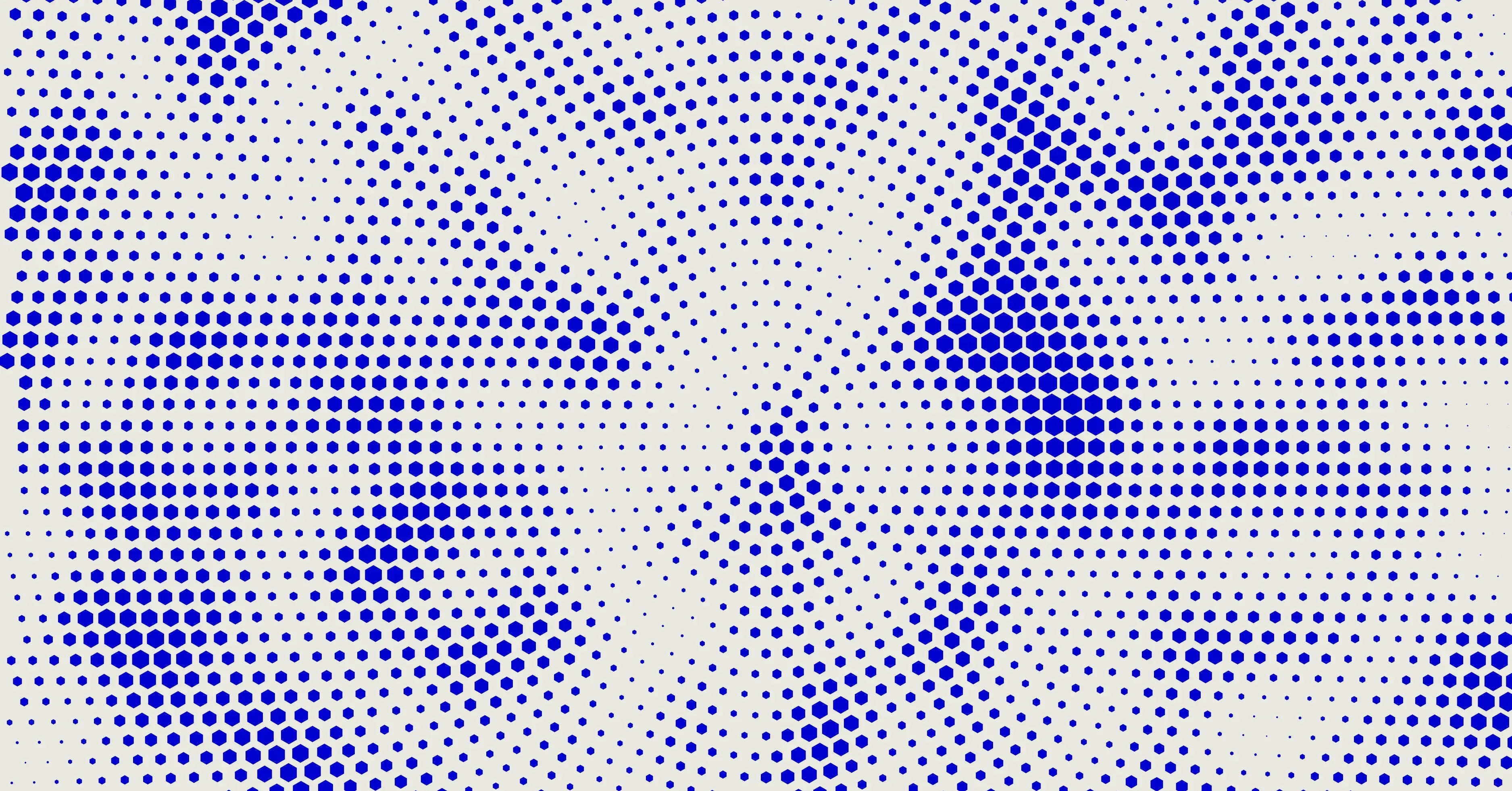 Header image - blue pattern.
